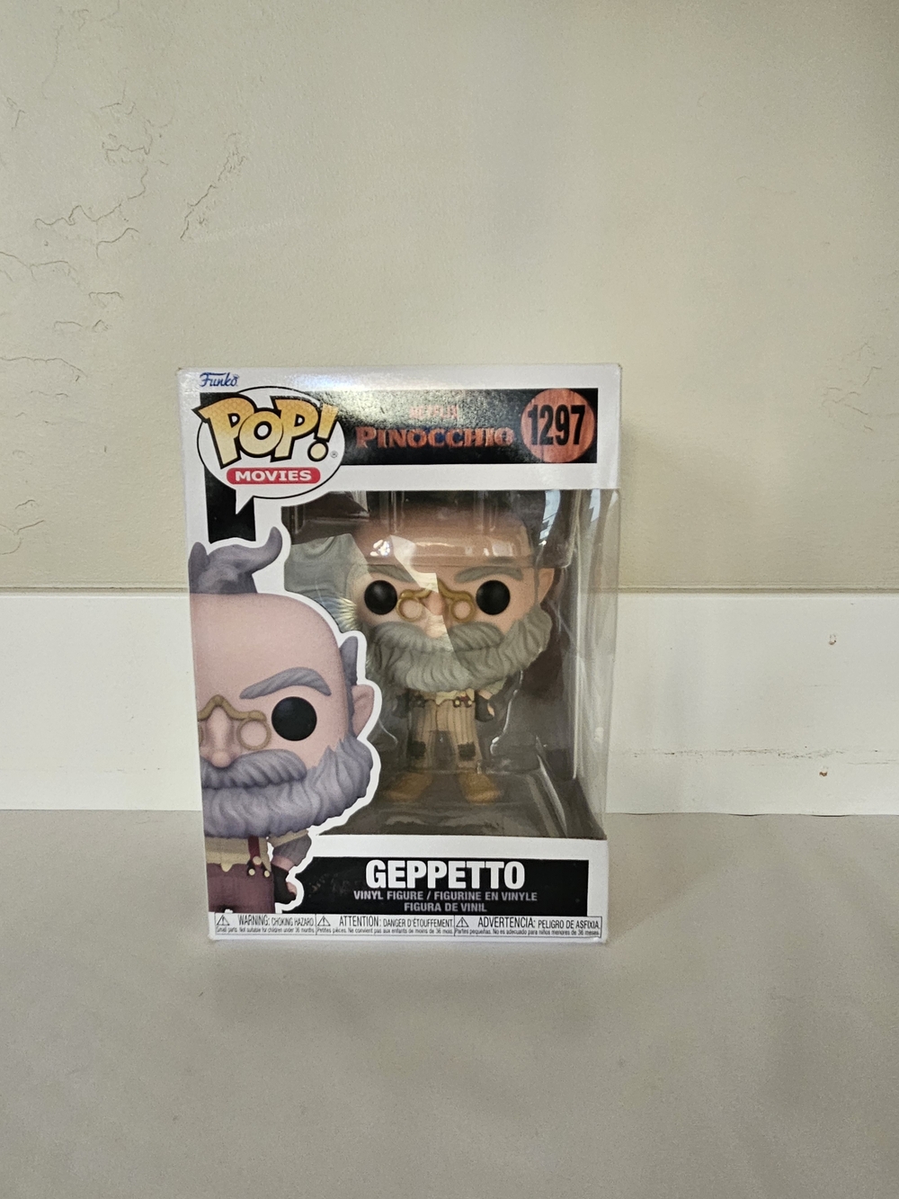 Funko Pop! Movies Geppetto Vinyl Figure (Beige, Gray) - #1297